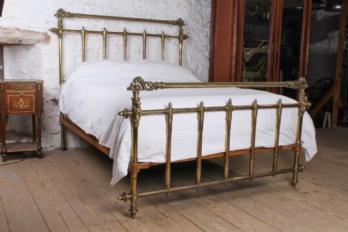 Exquisite and Sturdy All Brass Italian King Size Bed