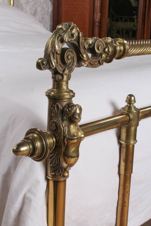 fig 1. Exquisite and Sturdy All Brass Italian King Size Bed