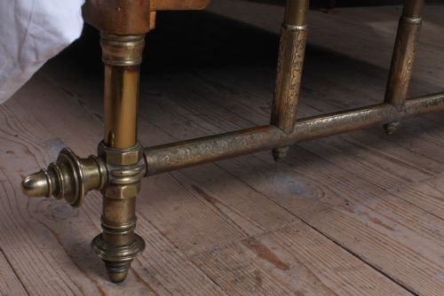 fig 2. Exquisite and Sturdy All Brass Italian King Size Bed