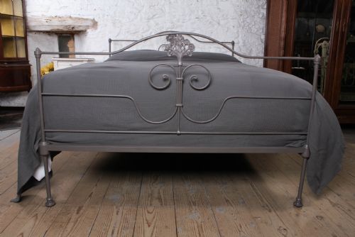 fig 2. Very Nice King Size Portuguese Bed in Lovely Neutral Tone