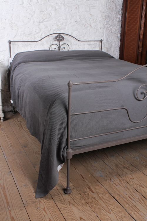 fig 3. Very Nice King Size Portuguese Bed in Lovely Neutral Tone