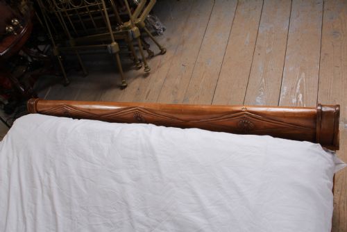 fig 4. Very Nice French Sleigh King Size Bed with Delightful Low End – Includes Bed Base
