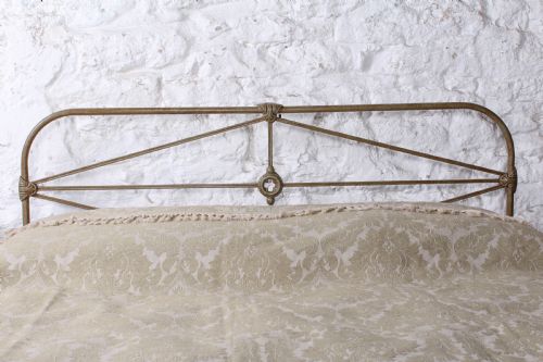 fig 2. Pleasing All Iron Irish Double No End Bed