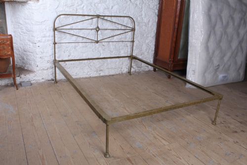 fig 3. Pleasing All Iron Irish Double No End Bed