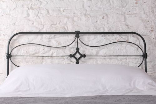 fig 2. Enchanting Irish all iron no end dark green king size bed