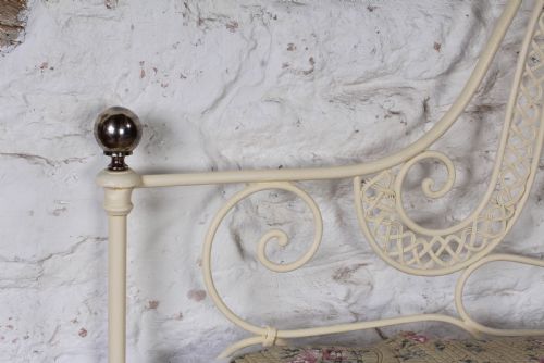 PRETTY OUTSTANDING PORTUGUESE FORGED IRON LOW END KING SIZE BED - ADDITIONAL PHOTO 5
