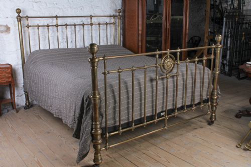 Handsome and Adorable Super King Size All Brass Bed