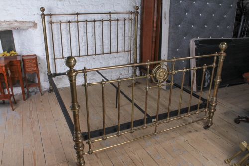 fig 1. Handsome and adorable super king size all brass bed
