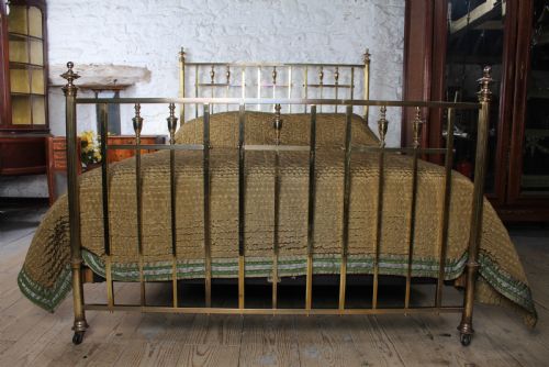 fig 1. Absolutely Stunning French All Brass King Size with Lovely Detail