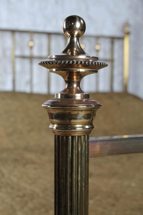 fig 3. Absolutely Stunning French All Brass King Size with Lovely Detail