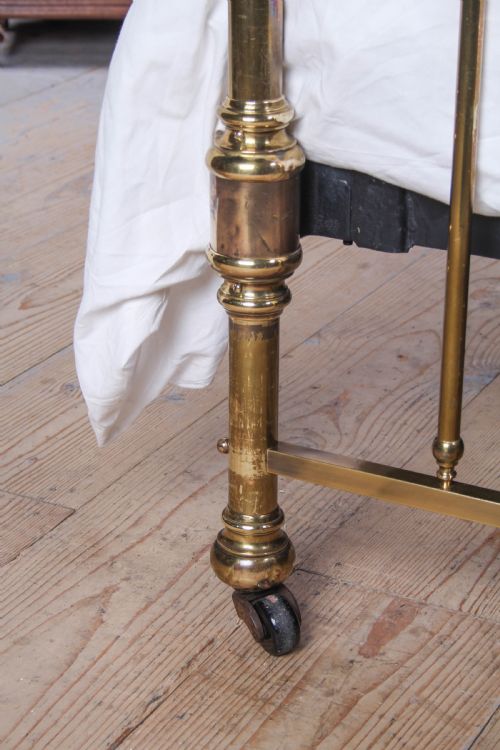 fig 4. Gorgeous Schoolbred All Brass King Size Bed.