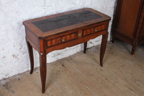 WRITING TABLE WITH NICE PARQUETRY - ADDITIONAL PHOTO 1