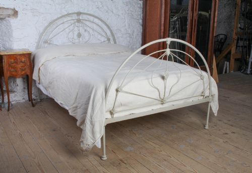 Beautifully Shaped and Cast Double Bed