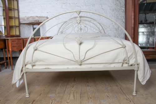 fig 1. Beautifully Shaped and Cast Double Bed