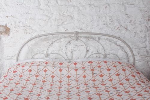 fig 2. Nicely Shaped King Size Victorian All Iron Bed