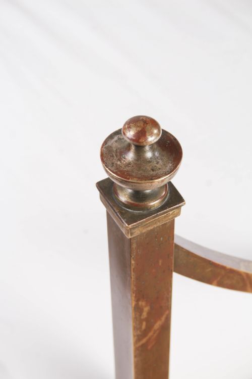 SPECTACULAR PAIR OF DELIGHTFULLY SHAPED ALL BRASS SINGLE BEDS CAN BE JOINED - ADDITIONAL PHOTO 11