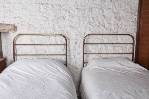 fig 2. Lovely Pair of Heals and Sons brass Sigle Beds (Can be Joined)