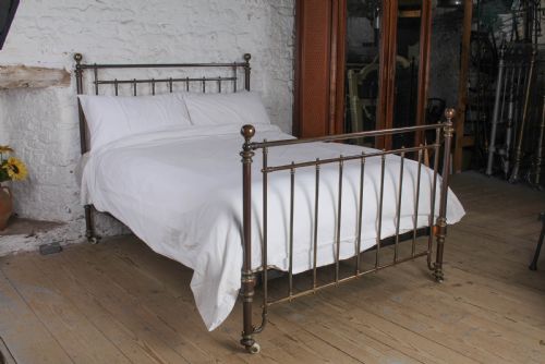 Stunning and Sturdy All Brass King Size Bed 
