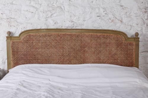 fig 3. Attractive Caned Empire Style No End King Size Bed