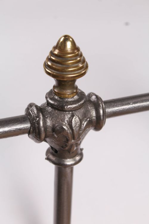 fig 3. Fabulous French Burnished Iron and Brass Super King Bed