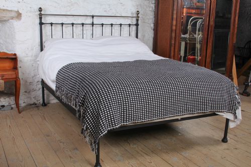 Lovely Castings and Clamps All Original Iron King Size No End Bed
