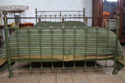fig 3. Classically French King Size Iron And Brass Bed