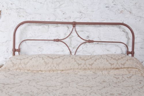 fig 3. Delightful All Iron Celtic/Irish Double Bed in Soft Pink