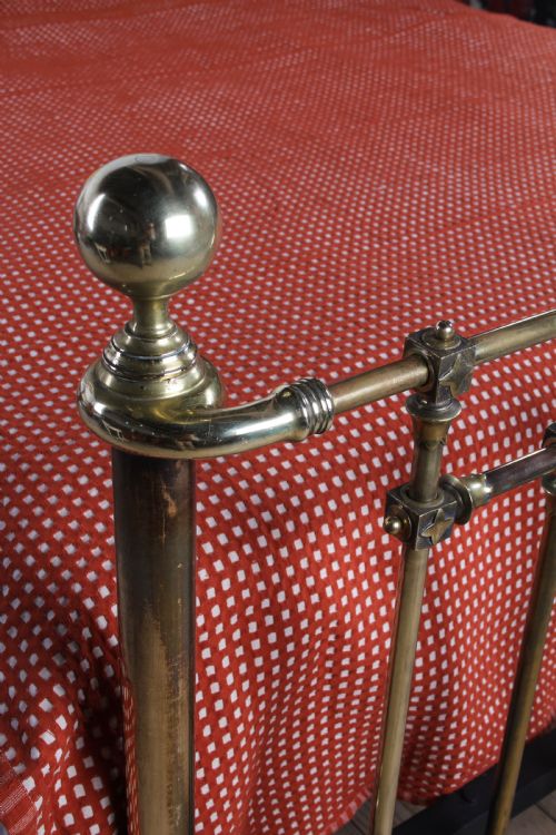 fig 4. Impressively Detailed All Brass All Original King Size Bed