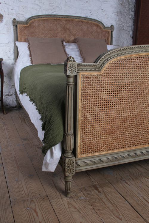 fig 3. Familiar French Kingsize Caned Bergere Bed