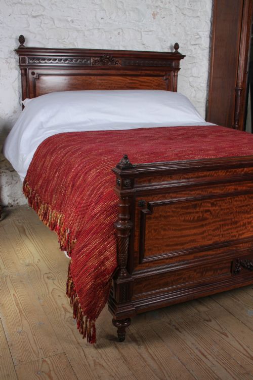 QUALITY HANDSOME LOUIS XV1 MAHOGANY BEDROOM SUITE KING SIZE - ADDITIONAL PHOTO 4