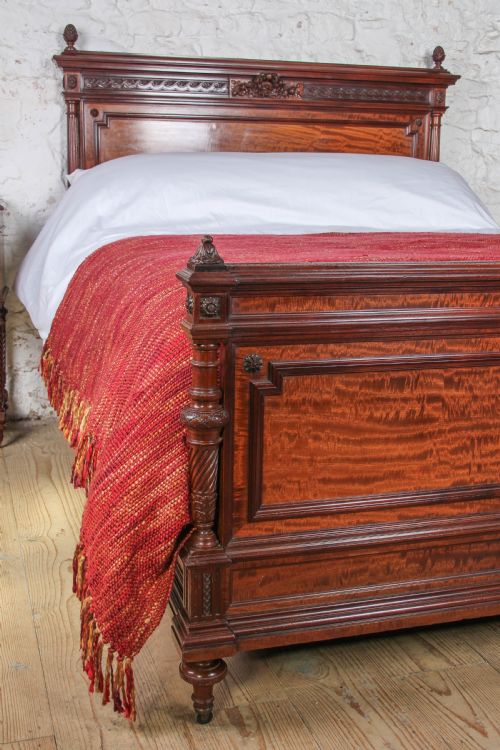 QUALITY HANDSOME LOUIS XV1 MAHOGANY BEDROOM SUITE KING SIZE - ADDITIONAL PHOTO 7