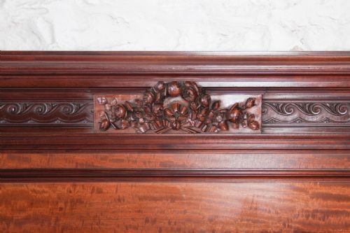 QUALITY HANDSOME LOUIS XV1 MAHOGANY BEDROOM SUITE KING SIZE - ADDITIONAL PHOTO 8