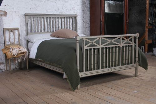 Gorgeous French Arts and Crafts Double Bed.