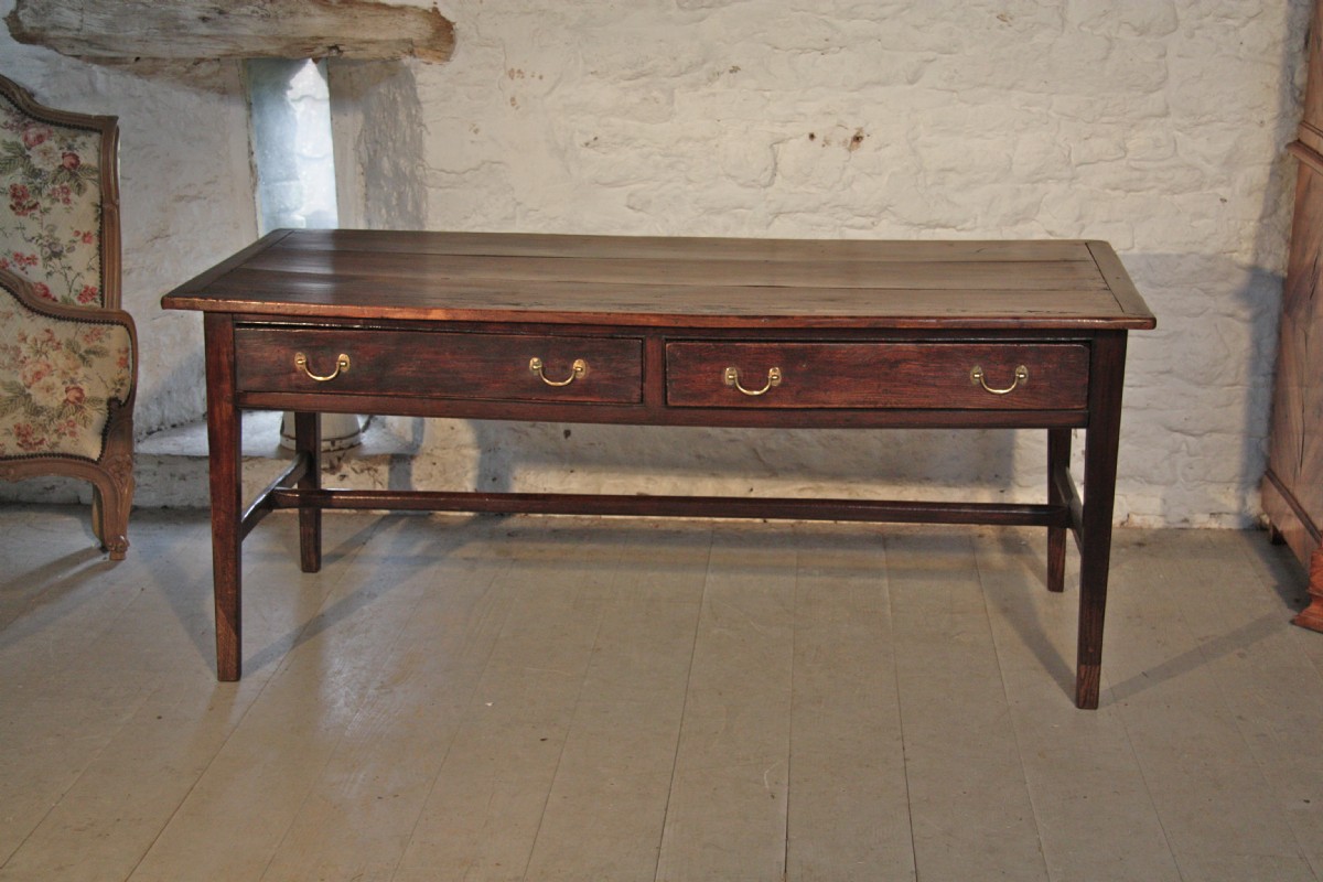 Early Northumbrian Elm and Oak farm table