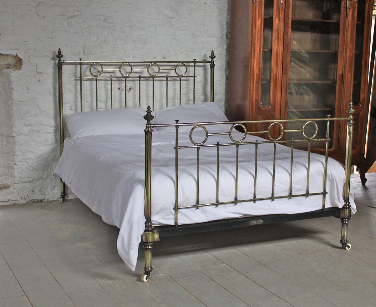 Antique king size All Brass bedstead