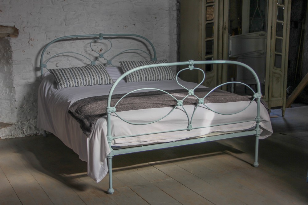 Lovely simple all iron kingsize Irish bed