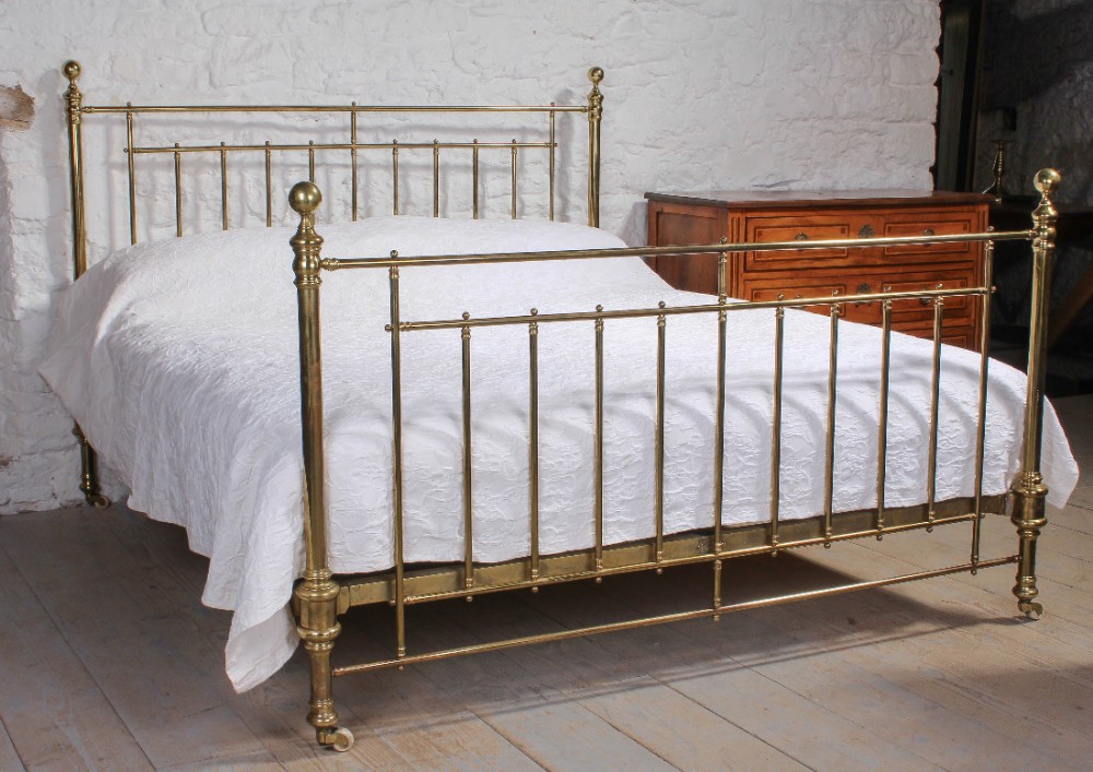 Rare all original super king size 6Ft French all brass bed