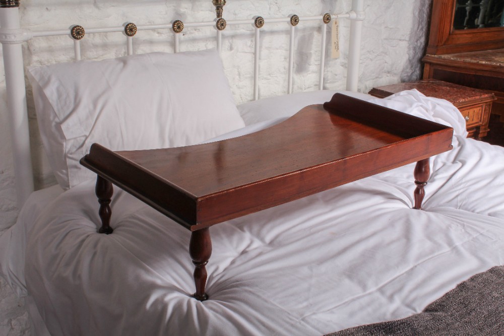 Mahogany Victorian bed table