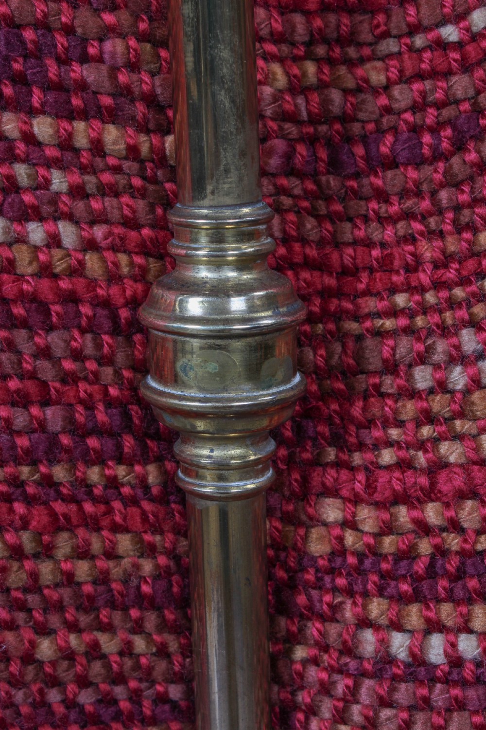 Lovely naturally aged individual and simple brass French king size bed with brass ring detail View V