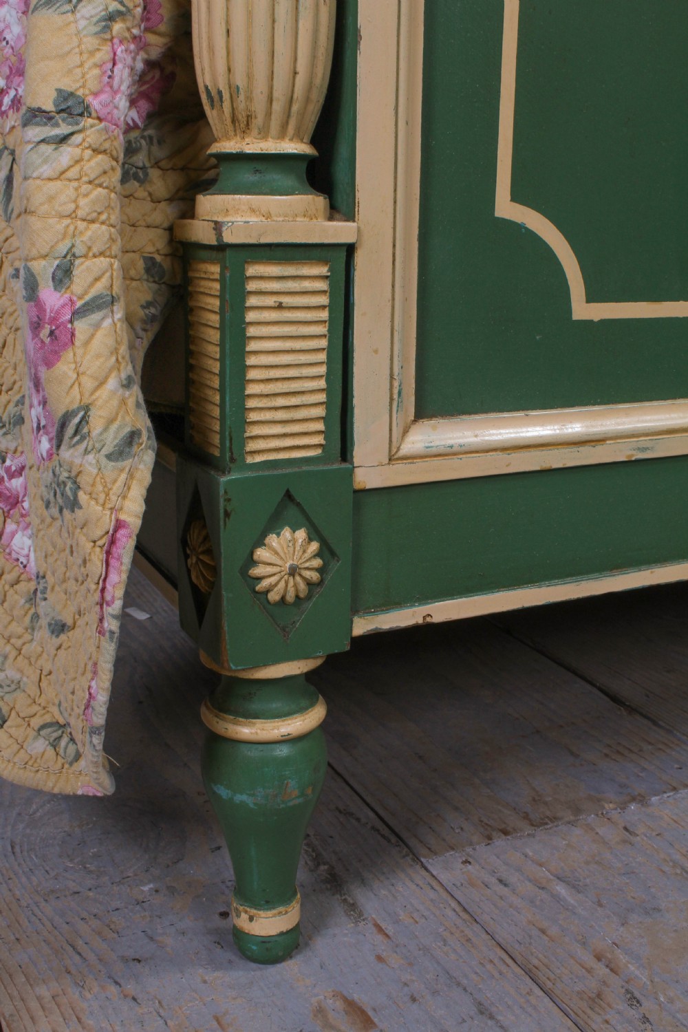 Empire Style French King Size Original Interestingly painted bed View IV