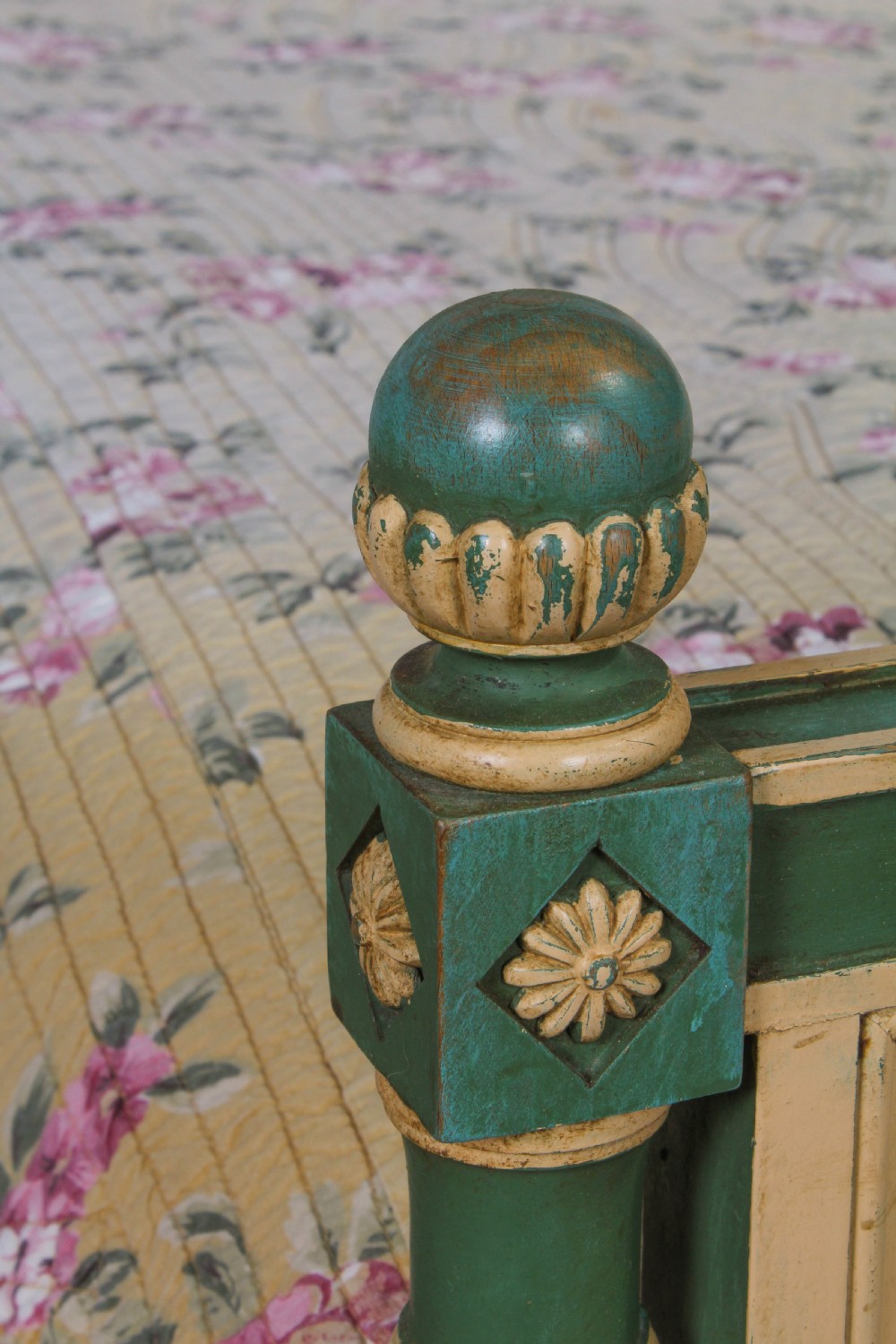 Empire Style French King Size Original Interestingly painted bed View V