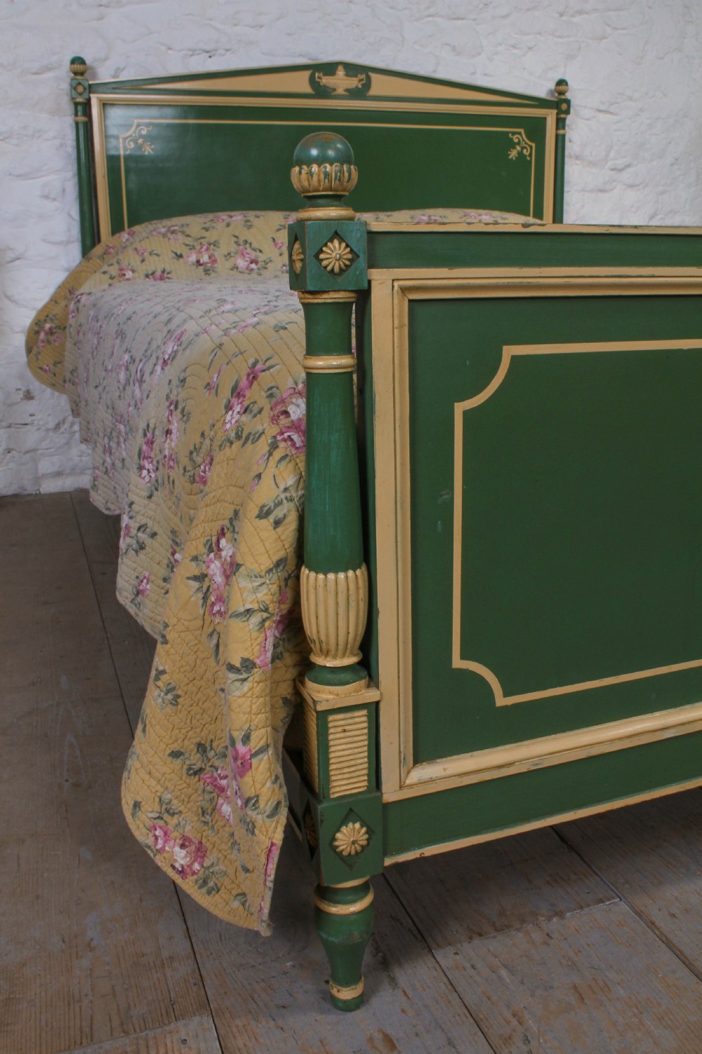 Empire Style French King Size Original Interestingly painted bed View VI