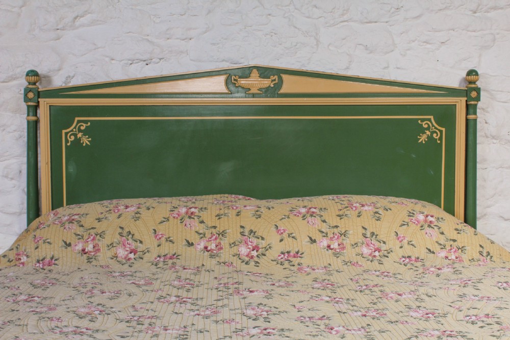 Empire Style French King Size Original Interestingly painted bed View VIII
