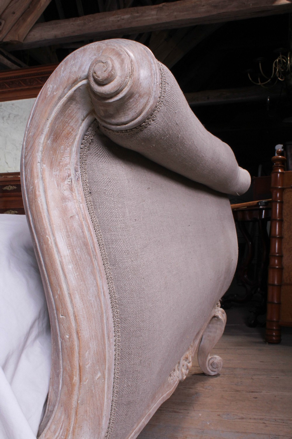Exquisitely beautiful very rare early Louis XV king size View XIII