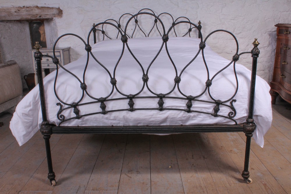 Very pretty early all original Schoolbred double bed View III