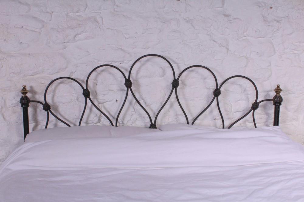 Very pretty early all original Schoolbred double bed View VII