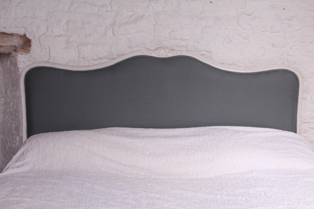 Fully restored Louis XV style French upholstered super king size  View IV