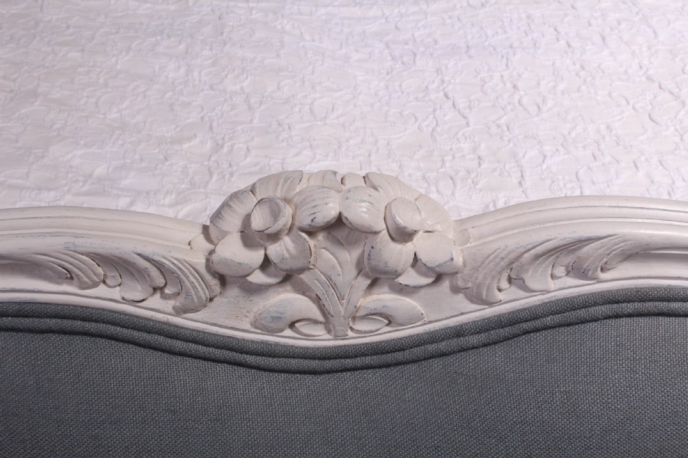 Fully restored Louis XV style French upholstered super king size  View VII
