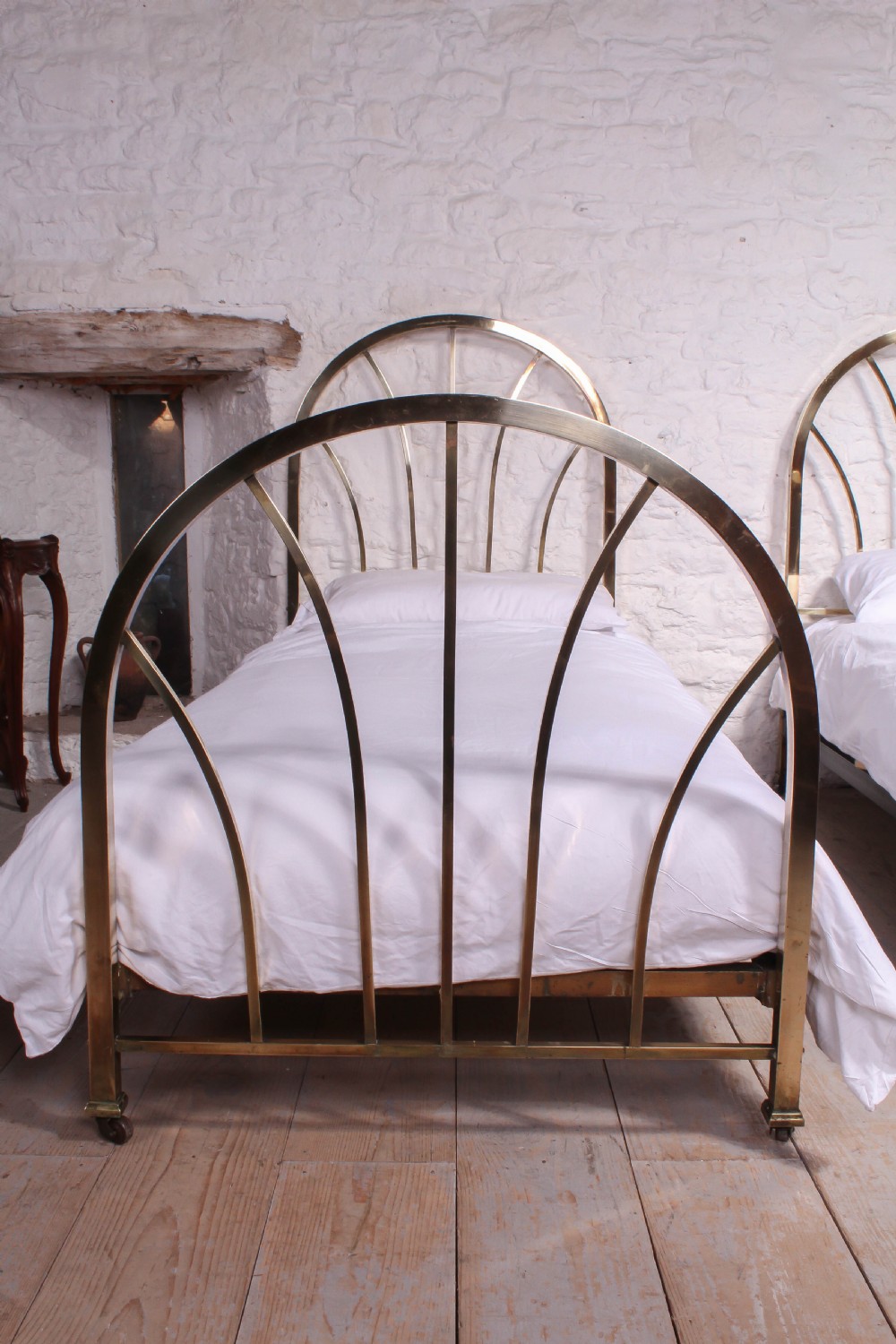 Striking pair of Art deco single beds View III