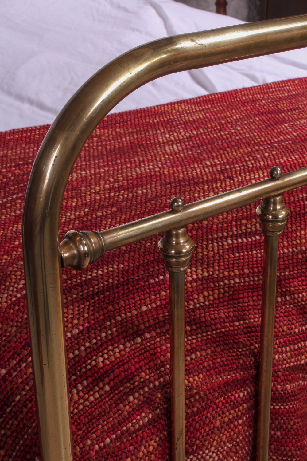 Attractive simple French brass double bed View III